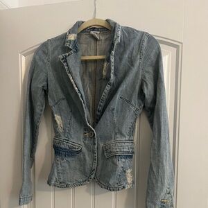 Denim blazer